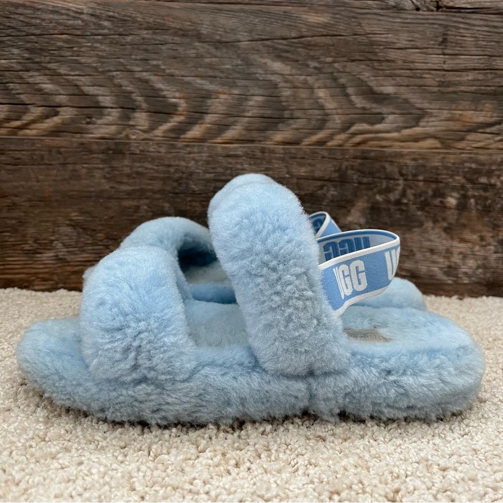 UGG Kids Oh Yeah Slides / Slippers - Blue - Size 2